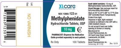 Image Description (Methylphenidate HCl 10 mg)